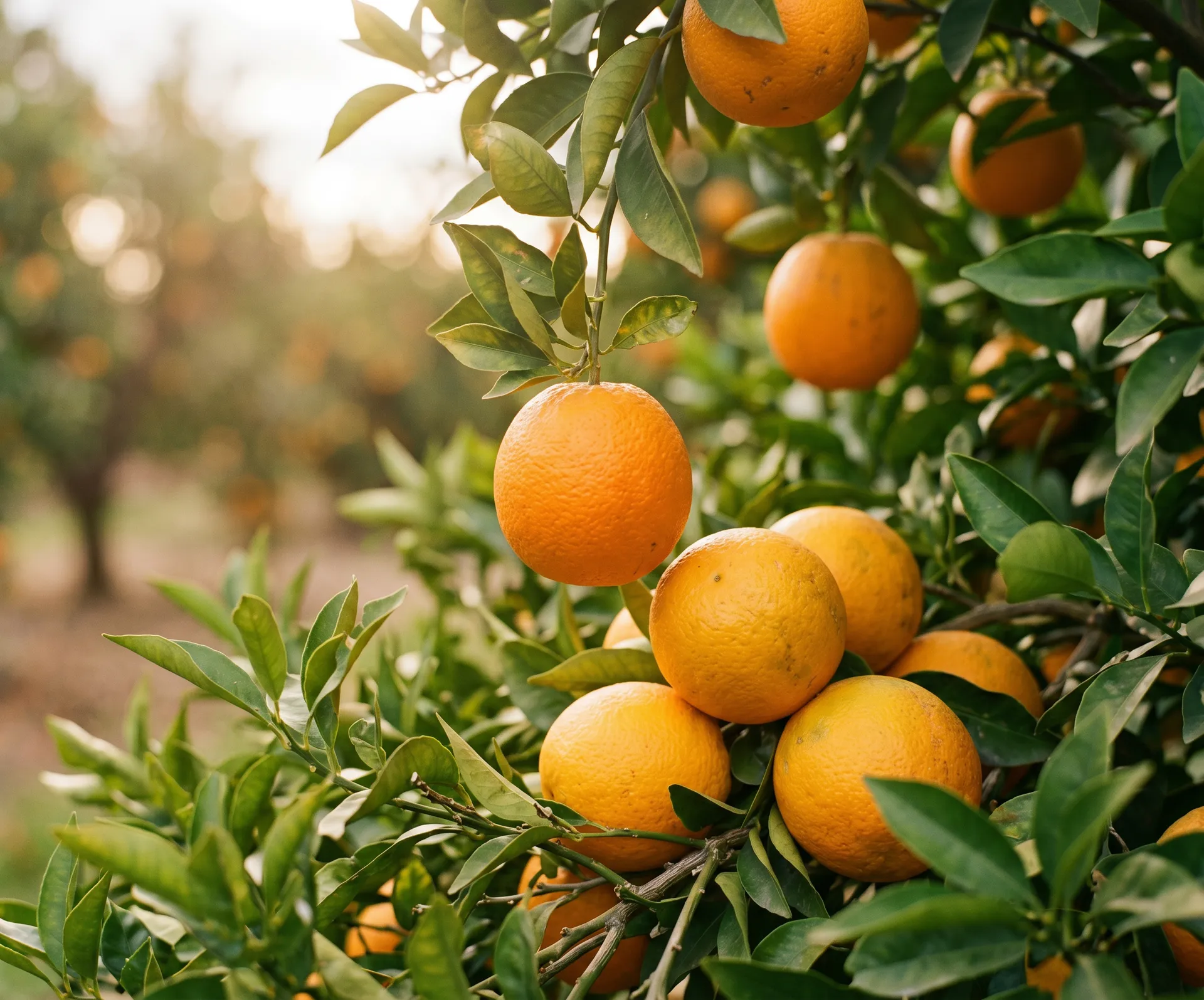 Citrus at harvest